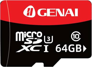 Cartao de Memoria 64GB, Professional Cartão Micro SD, Velocidade de Leitura 80Mbs, Cartão de Memória para Smartphones, Tablets, Câmeras de Ação, GPS, Drones