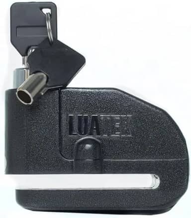 Cadeado Trava De Disco Com Alarme 110dB Para Moto E Bike – Trava Antifurto Reforçada À Prova D’água, Sensor De Movimento, Alta Segurança E Resistência Contra Cortes E Impactos