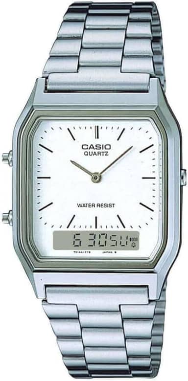 Relógio Masculino Digital Casio AQ-230A-7DMQ Prata