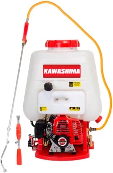 Pulverizador Costal à Gasolina 2 Lanças 26cc PCG2625 Kawashima