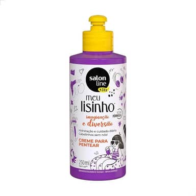 Salon Line, Creme de Pentear, Meu Lisinho Kids, Imaginação e Diversão, Vegano - Cabelos Lisos, 250 ml
