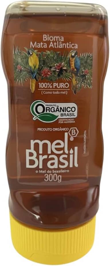 Mel Brasil Silvestre Orgânico 300g Squeeze — 100% Puro, SIF 81