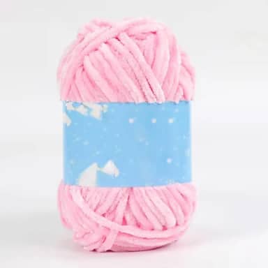 Fio de Chenille Macio Super Grosso para Crochê Tricô Tecelagem Artesanato DIY Amigurumi Manta Bebê