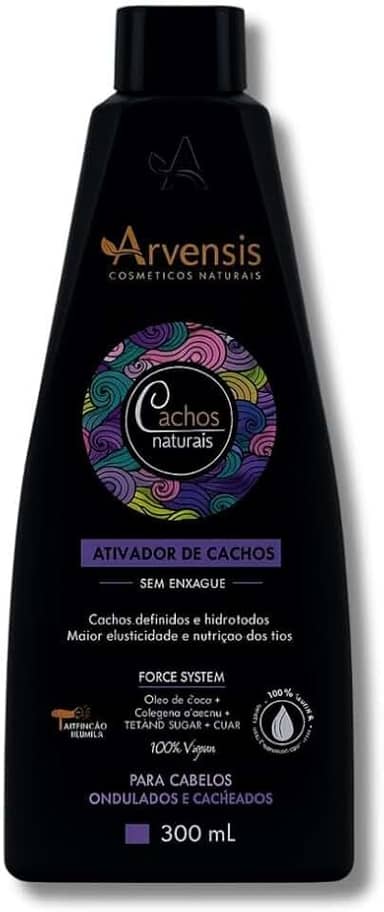 Ativador de Cachos Arvensis Cachos Naturais Ondulados e Cacheados - 300ml