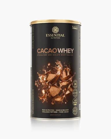 Essential Nutrition - Cacao Whey Lata 840g 30 doses