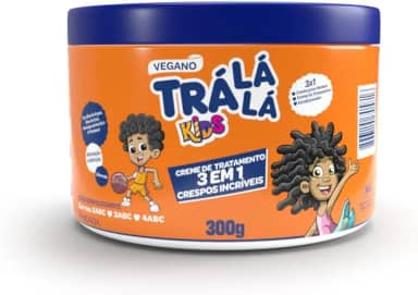 Trá Lá Lá Creme De Tratamento 3 Em 1 Kids - Crespos Incríveis