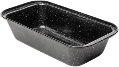 LYOR - Forma para Pão Antiaderente de Aço Carbono Granilite Preta 25,5cm x 13cm x 6cm