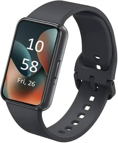 SAMSUNG Galaxy FIT 3 [2024] Tela AMOLED de 1,6 polegadas | Vida útil da bateria de 14 dias | Mais de 100 mostradores de relógio | Mais de 100 modos de exercício | Modelo internacional - (preto)