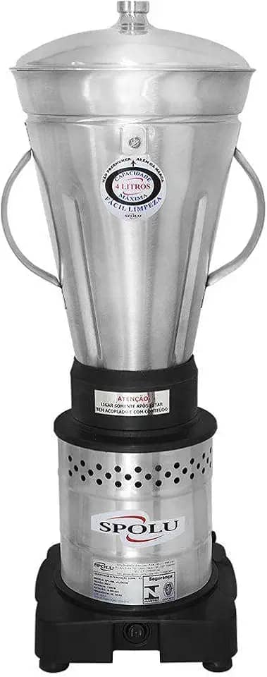 LIQUIDIFICADOR INDUSTRIAL INOX 3,5L - 127 V - ALTA ROTAÇÃO