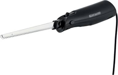 BLACK+DECKER Faca de Cozinha Power Blade com Lâminas Removíveis em Inox, para Cortar Alimentos, 110V