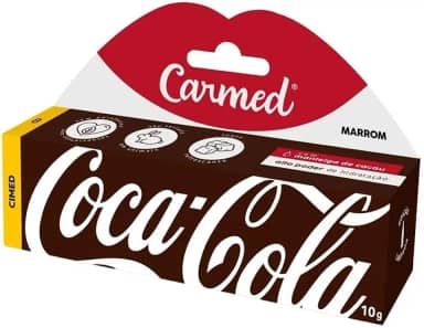 Hidratante Labial Carmed Coca Cola Marrom 10g