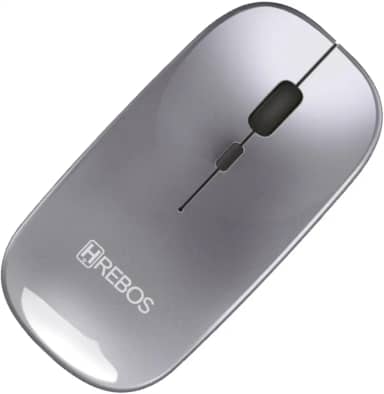 Mouse Sem Fio Recarregável Bluetooth USB para Notebook Computador Tablet Celular TV Mac Windows iOS Android Hrebos HS-526