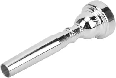 RiToEasysports Trompete Prateado Munds 7c para Trompete C, Som, Design de Trabalho, Adequado para Bach/conn/king, Adequado para Iniciantes (Prata)