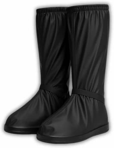 Capa de Chuva Para os Pés - Antiderrapante para Motoqueiros, Ciclistas e Trilheiros