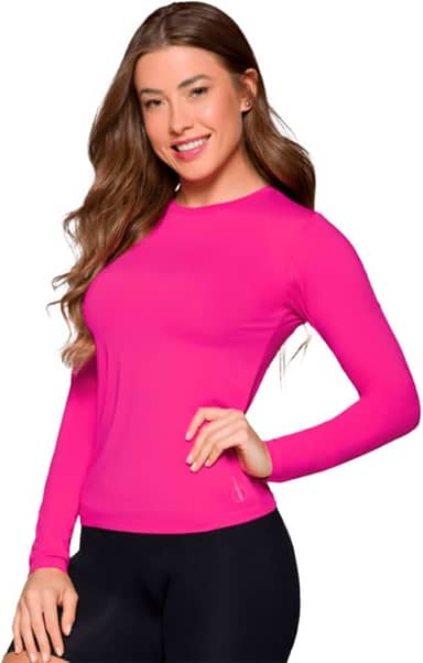 Camiseta UV50+ Manga Longa Selene Poliamida Feminino Adulto