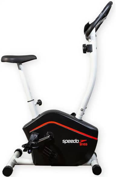 Bicicleta Ergométrica Speedo B103 Magnética 8 Níveis de Resistência Painel LCD completo
