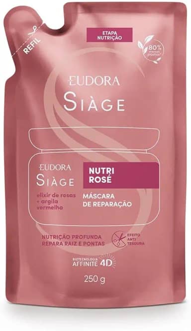 Eudora Siàge Nutri Rosé Refil Máscara Capilar 250g