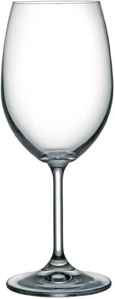 Jogo de 6 Taças para Vinho Branco Anna em Cristal Ecológico Bohemia 350ml - Full Fit