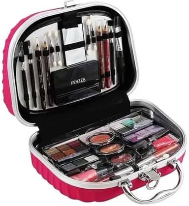 Maleta De Maquiagem Profissional FZ60005 Rosa, Fenzza