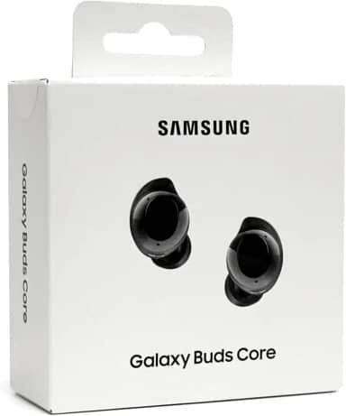 Samsung Galaxy Buds Core SM-R410 (2025) | Estoque latino-americano | Bluetooth 5.4 | Cancelamento de ruído ativo | reprodução contínua de até 35h de reprodução de música preta - (preto)