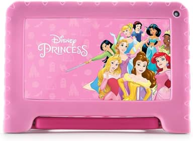 Tablet Infantil Princesas com Controle Parental 4GB RAM + 64GB + Tela 7 pol + Case + Wi-fi + Android 13 + Quad Core Multi - NB418
