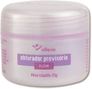Cimento Obturador Provisorio Com Fluor 25g Villevie