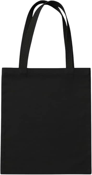 Ecobag Preta Lisa Bolsa de Praia Feminina Sacola 100% Algodão Cru 30x40 REC store Ecológica Grande Tote Bag