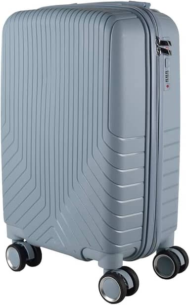 Mala de bordo em Polipropileno 4 rodas 360º - AeroMalas Sérvia (Azul Claro)