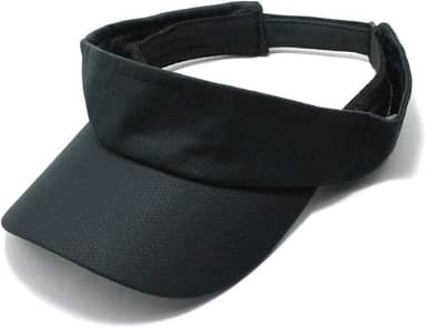 Viseira Praia Esportiva Corrida Ao Ar Livre Ajustável Cor: Preto