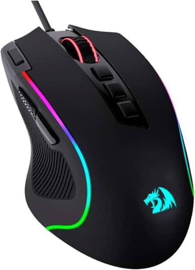 Mouse Gamer Redragon Predator RGB M612-RGB, Preto