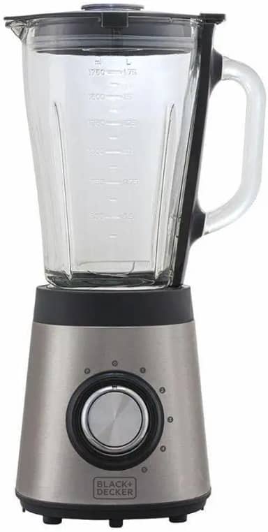 BLACK+DECKER Liquidificador, com Corpo em Inox e Jarra de Vidro, Gourmand Griss, Modelo L7000G, 110V