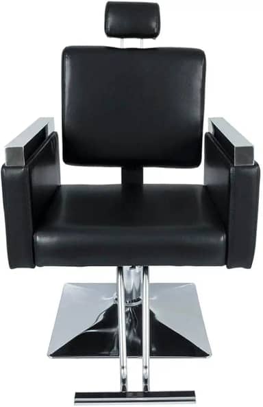 Cadeira Hidráulica Reclinável Barbeiro Salão Pelegrin Pel-2613 Preto