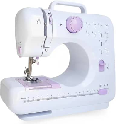 Mini Máquina de Costura Portátil Super Compacta Com Led - 12 Pontos, Bivolt