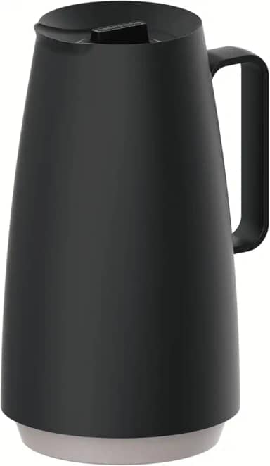 Bule Térmico Tramontina Exata em Plástico Preto com Ampola de Vidro 500 ml