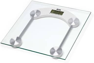 Balança Digital Corporal Vidro Academia Banheiro Até 180kg, MM House
