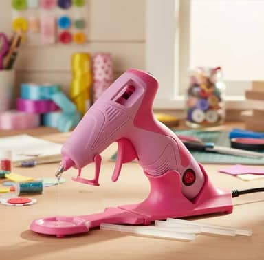 Pistola De Cola Quente Sem Fio Artepunto - Bico Fino Pink