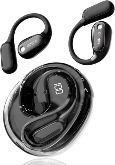 MINISO Fones De Ouvido Com Tradução Automática Ms190 Em Tempo Real, Tradutor 135 Idiomas Aplicativo, Open Ear Ows, Para Inglês E Espanhol Compatíveis Ios Android