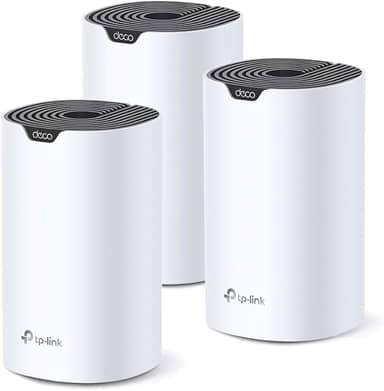 Kit Roteador Mesh AC1900 TP-Link Deco S7(3-pack), Dual Band 2.4/5 GHz, Conecte até 100+ Dispositivos, Cobertura de até 520M2, 3 Portas Gigabit Ethernet, Funciona com Amazon Alexa, Controle dos Pais
