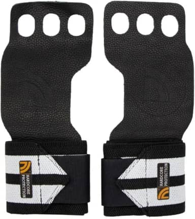 Straps Luva Pegada Crossfit Com Munhequeira, Prottector, Preta (M)