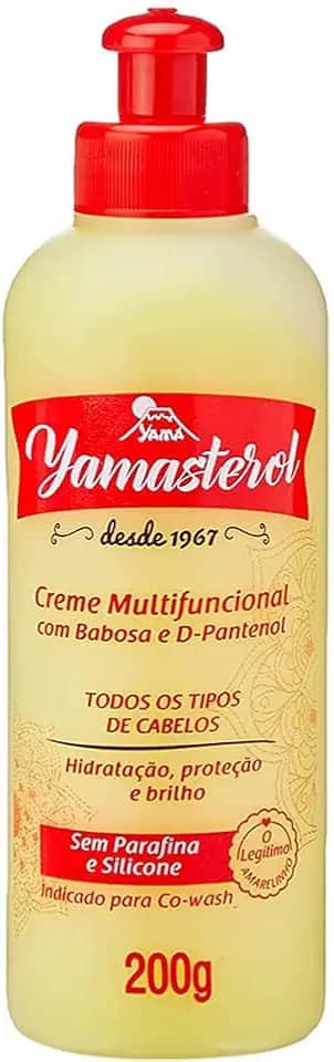 Yamá Yamasterol Babosa e D-Pantenol - Creme Multifuncional Co-Wash 200g