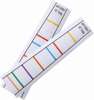 2 folhas transparentes para violino 4/4 guia de dedo guia de dedo decalque marcador de etiqueta acessório para prática de violoncelo iniciantes