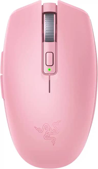 Razer Orochi V2 – Mouse para jogos sem fio – ultraleve – 2 modos sem fio – até 950 horas de vida útil da bateria – Interruptores mecânicos de mouse – Sensor óptico avançado 5G 18K DPI – Quartzo rosa