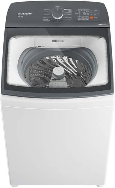 Máquina de Lavar Brastemp 15Kg Branca com Ciclo Tira Manchas Advanced e Smart Sensor - BWF15AB 110V