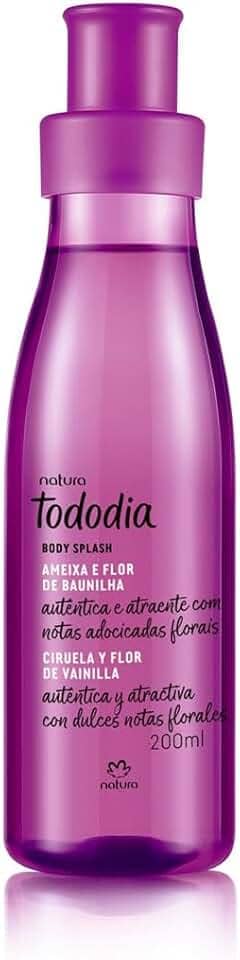 Body Splash Natura Tododia Ameixa e Flor de Baunilha 200ml
