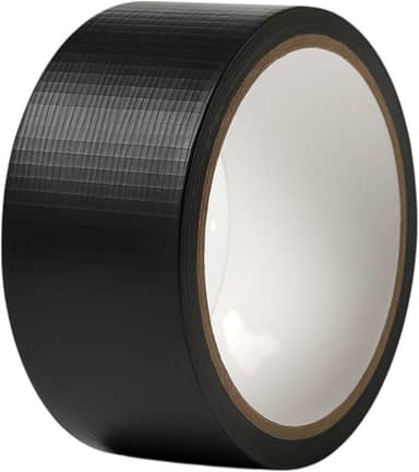 Fita Adesiva Multiuso Silver Tape 4,8cm x 20m Alta Fixação (Preto)