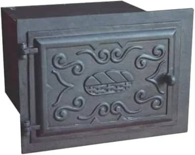 Forno Ferro Fundido Tampa Ferro Fogão Lenha 48x35x30cm P