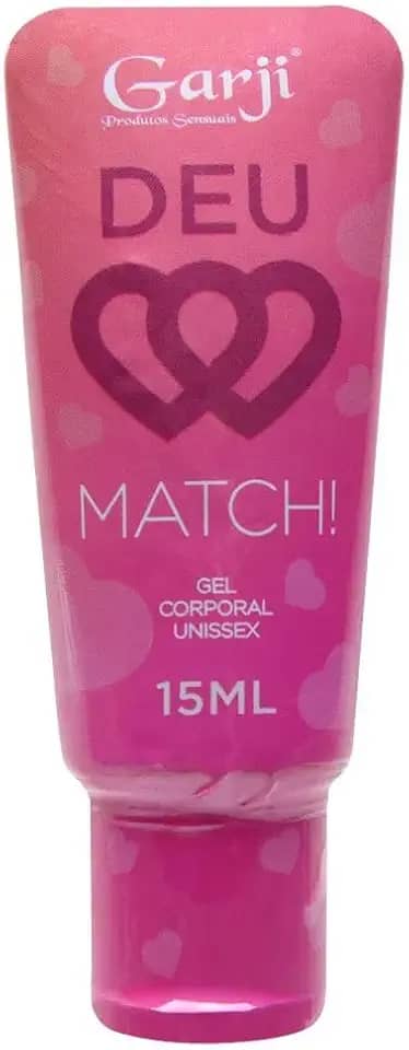 Deu Match Gel Excitante Unissex Com Vibração Para Aumentar O Prazer E Causar Mais Tesão 15Ml