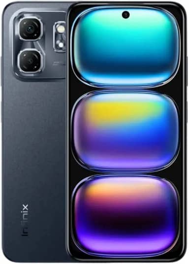 Infinix Hot 50i, 4GB + 4GB RAM 256GB, Tela 6.7' 120Hz, Câmera 48MP (Preto)