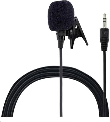 Microfone De Lapela Externo Plug 3.5 130cm