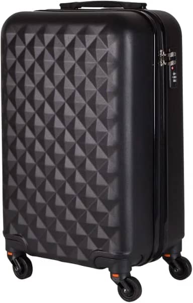 Mala de Bordo em ABS Com 4 Rodas 360 - Roncalli Alemanha Cor:Preto